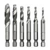 Сверла M3-M10 Широко используемые высокоэффективные высокоскоростные стальные спиральные сверла с шестигранным хвостовиком Электрическая дрель