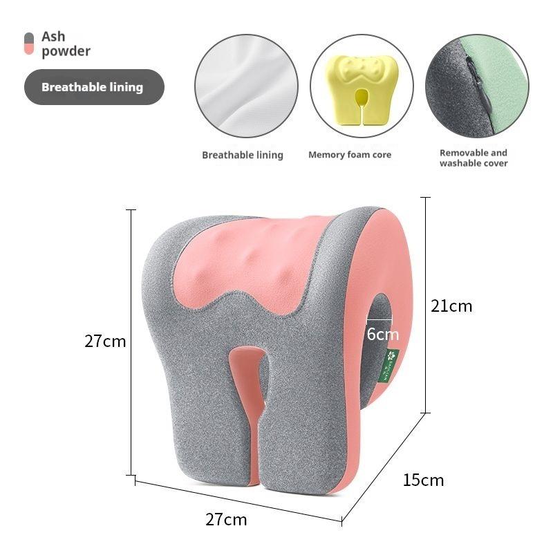 Подголовник для офисного кресла Подушка для поддержки головы, шеи, плеч Эргономичная подушка для облегчения боли в шее с эффектом памяти для путешествий Подушка для сна