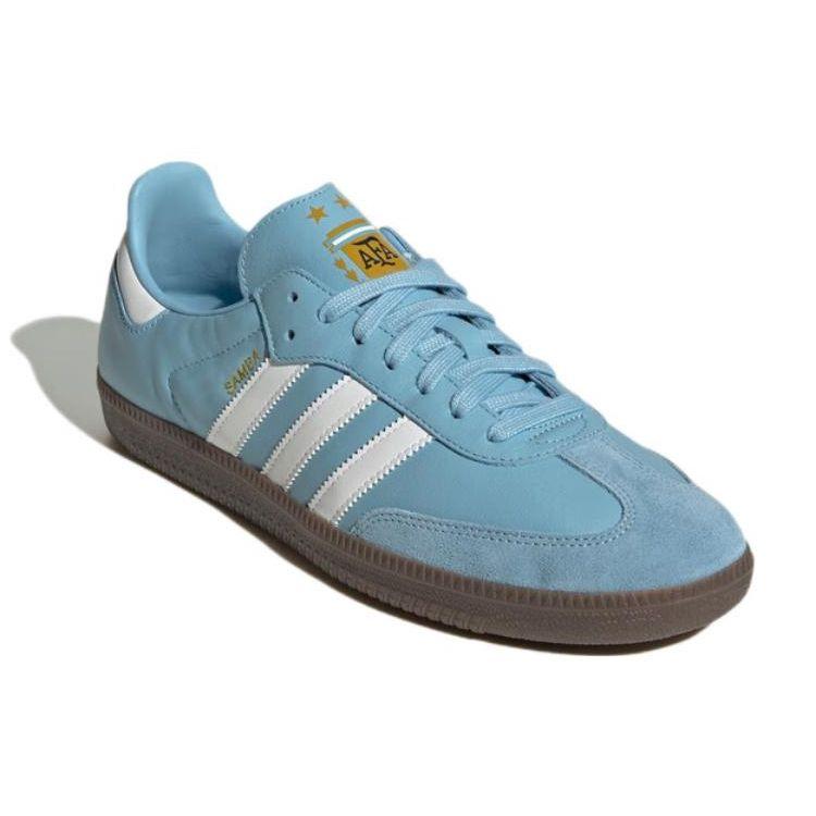 adidas Мужские кроссовки Samba Team Argentina Синие, прозрачно-синие, облачно-белые HQ7037