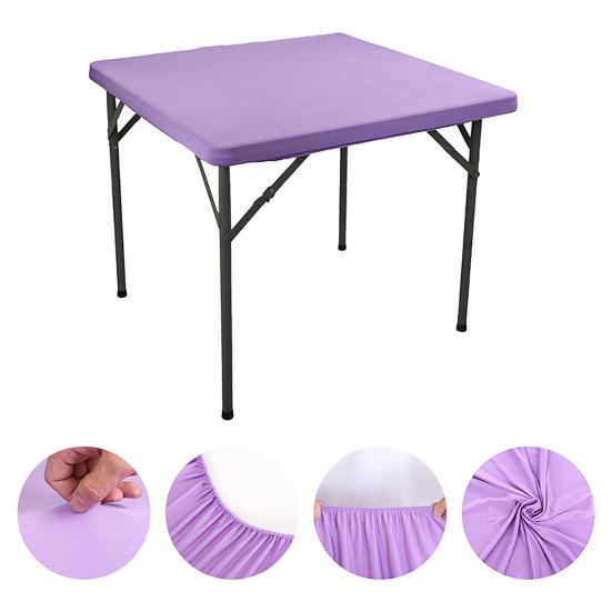 Квадратная накидка на стол 33,8 x 33,8 дюйма, эластичная скатерть, коктейльная накидка