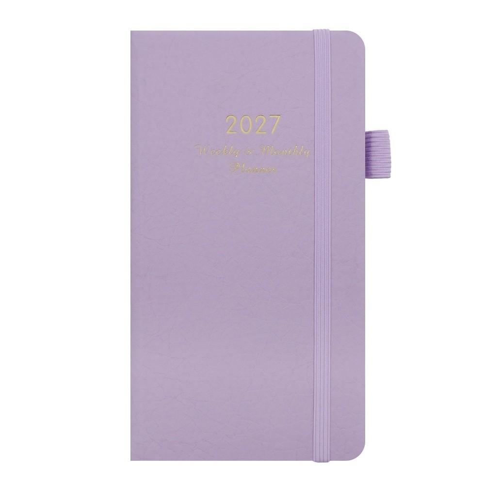 A6 2027 Schedule Planner Notepad Lightweight Office Work Planner To-do List Notebook Yearly Record