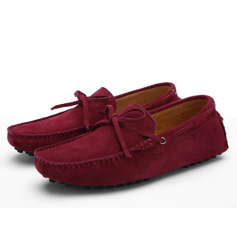 Fashion High Quality Men Loafers Suede Casual Shoes Summer Classic Soft Moccasins Male Driving Shoes Luxury Slip On Men Zapatos Hombre