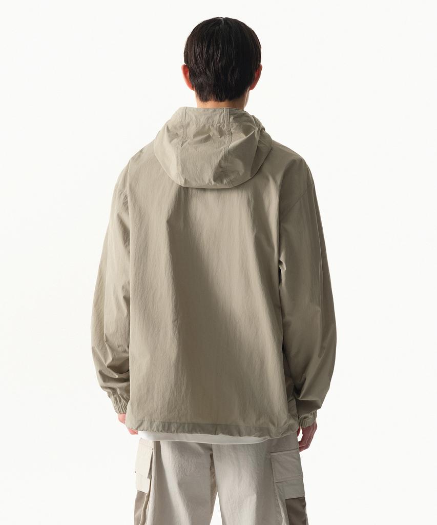 Musinsa Standard [City Leisure] Mesh Pocket Anorak Jacket [Grayish Beige]