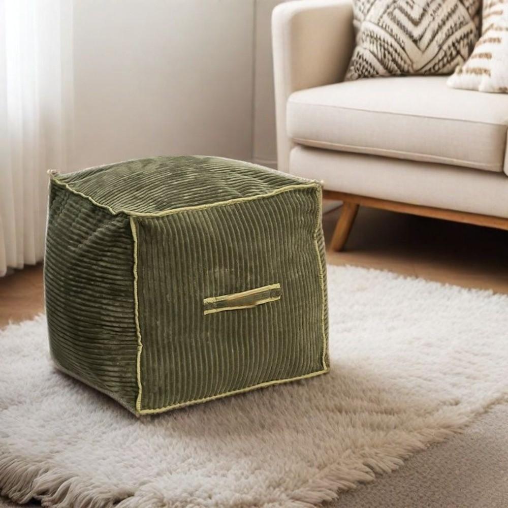 No Filling Seat Cushion Cover Japanese Style Storage Bag Storage Leg Bench Home Decor