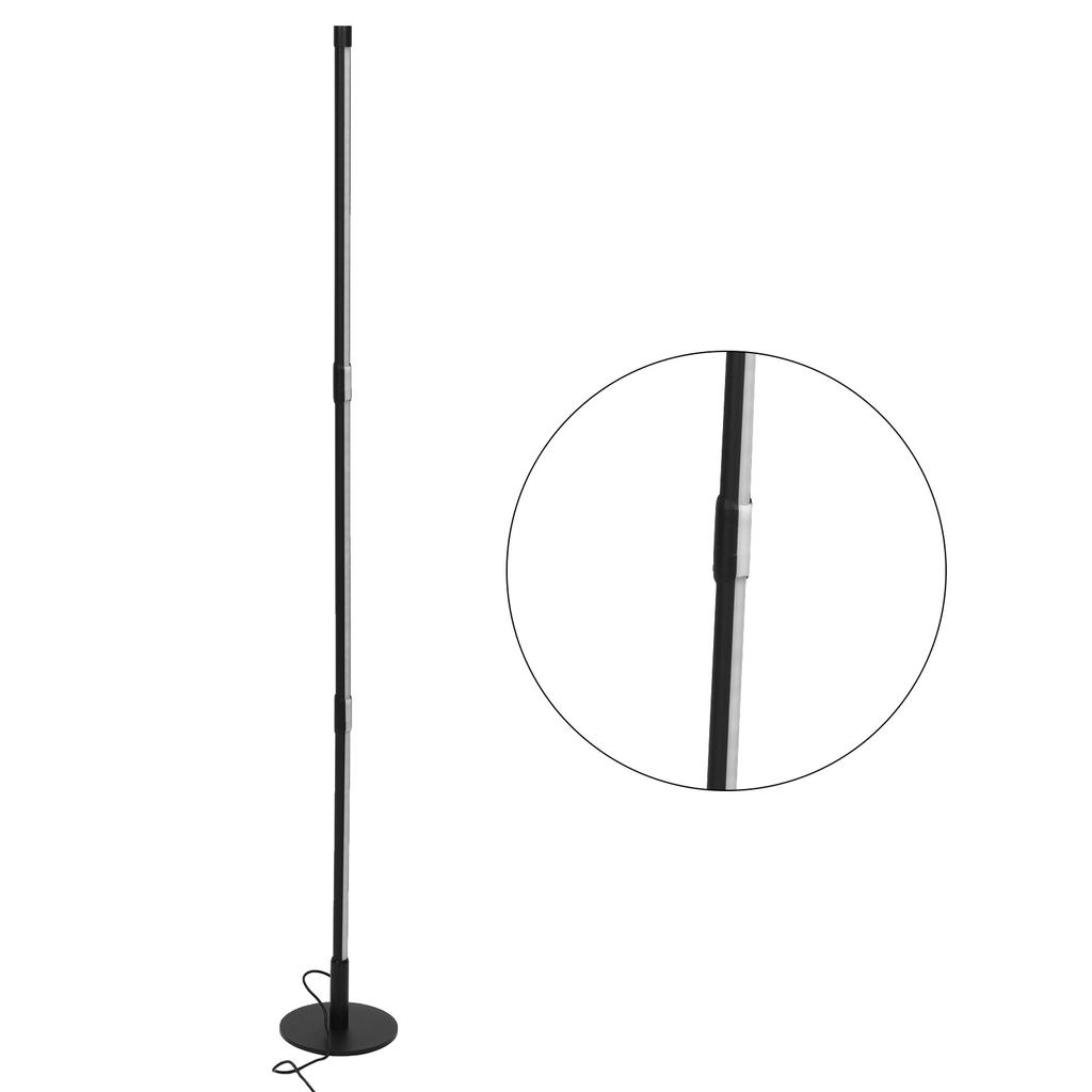 Светодиодный угловой напольный светильник RGB с изменяющейся цветовой подсветкой и круглым основанием