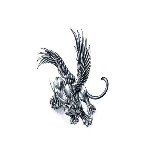 Наклейка с изображением головы волка, значение волчьей дороги, доминирующая имитация, рисунок тигра и лисы, водонепроницаемая наклейка с изображением татуировки с переносом воды