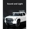 1/24 Toyota Tundra Сплав Пикап Модель Машины Литой и Игрушечный Металлический Внедорожник Модель Машины Звук и Свет Коллекция Детская Игрушка Подарок
