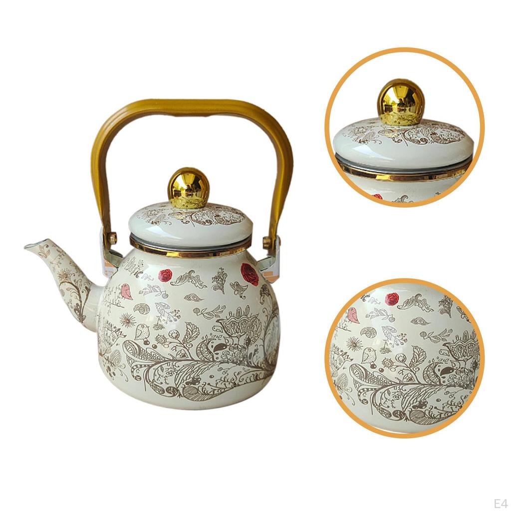 Эмалированный чайник 1,2 л, герметичный, многофункциональный кувшин для сока, чайник для воды, чайник для офиса, дома