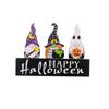 Festival Halloween Wooden Ornaments DIY Gifts Pumpkin Ghost Decor Desk Ornaments  Halloween