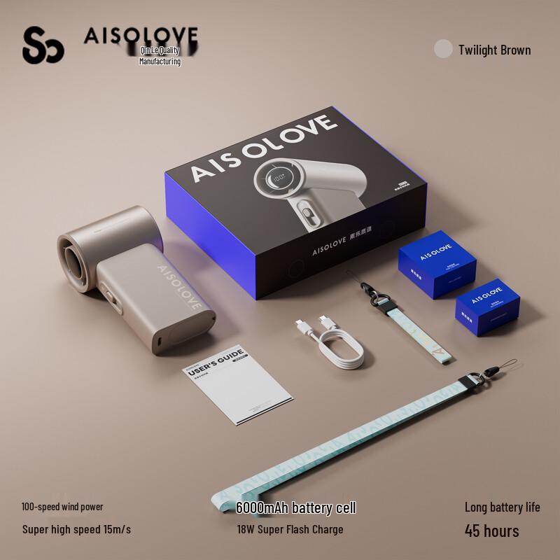 Sule Портативный ручной вентилятор с USB-зарядкой