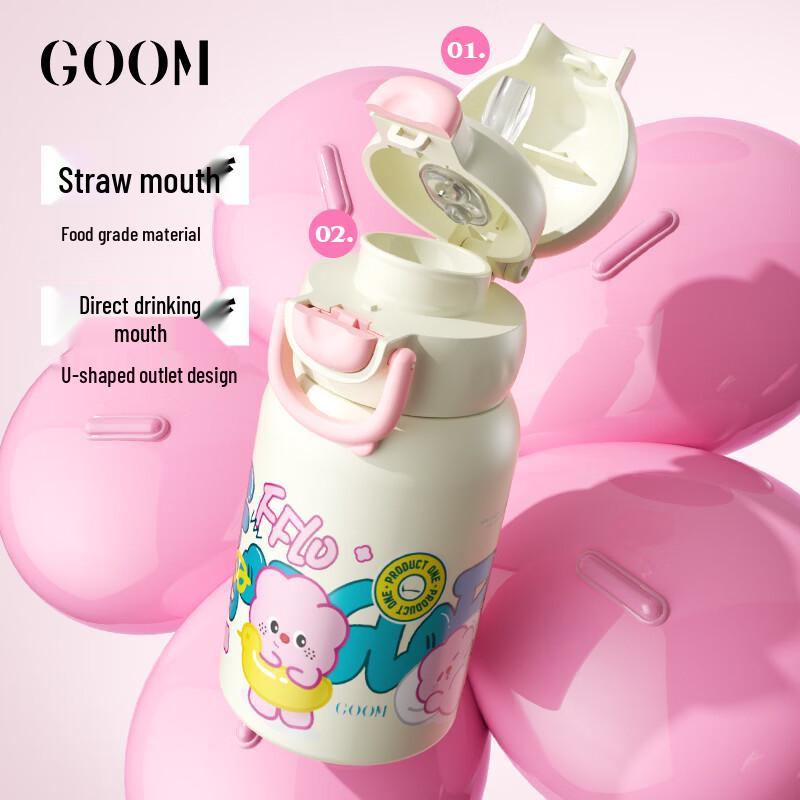Термо-поильник GOOM для детей с трубочкой