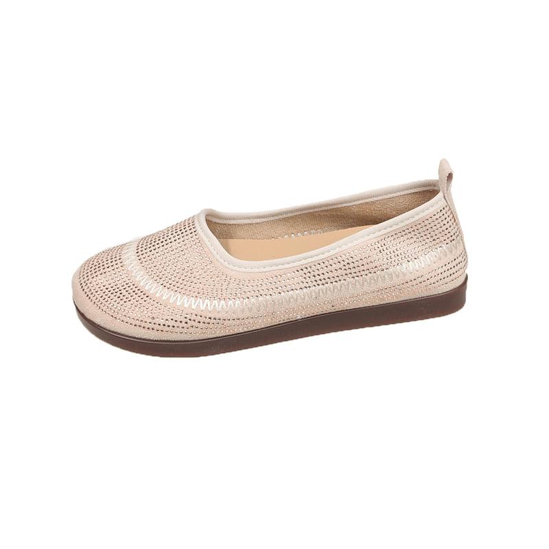 Fashion Fashion Everything Flat Girls 2025 Spring New Style Retro Soft Sole Casual Single Shoes