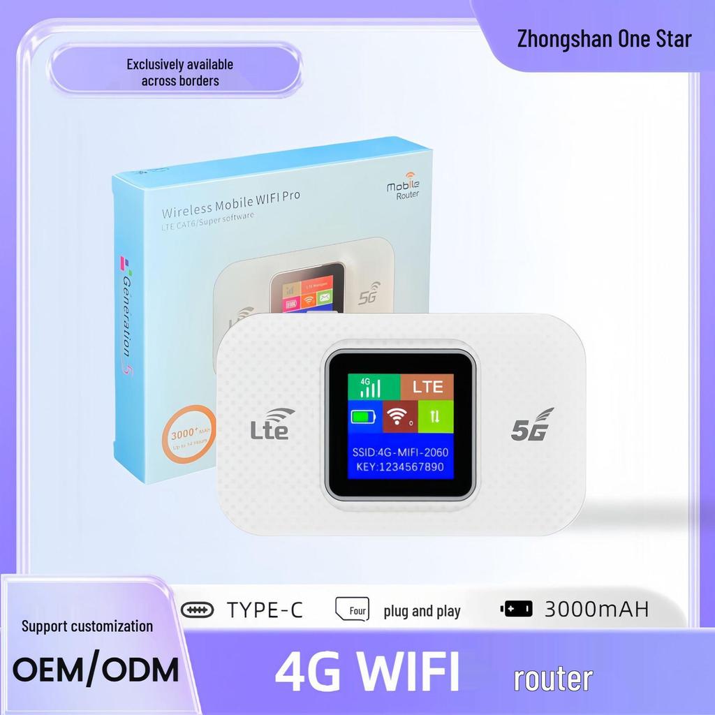 4G Portable MIFI Router with Plug-in Card for Asia, Africa, Europe, and Southeast Asia (Model: MF680)