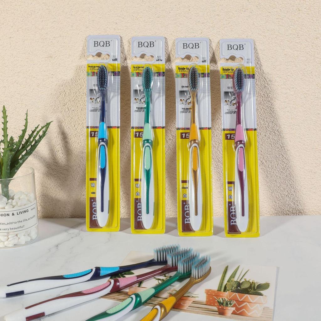 High-End Medium-Hard Bristle Toothbrush for Adults - Stain Removal & Whitening