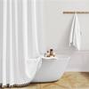 7.5cm Square Tassel Shower Curtain Home Bathroom Square Partition Curtains Waterproof Shower Curtains