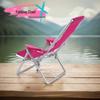 Children's Folding Beach Chair Toy - Mini Simulation Playhouse Recliner Ornament