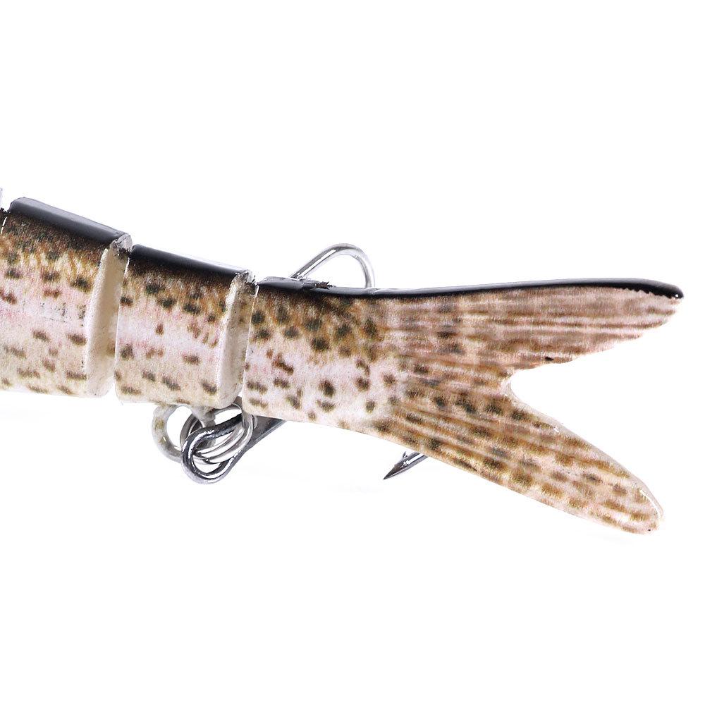 Pike Wobblers for Fishing Artificial Bait Hard Multi Jointed Swimbait Crankbait Lifelike Fishing Lure Tackle 10cm-11.4g Lure