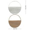 2Pcs/Set Ideal Bohemian Circular Chic Hand Woven Wall Hanging Cotton Rope Home Decor Tapestries