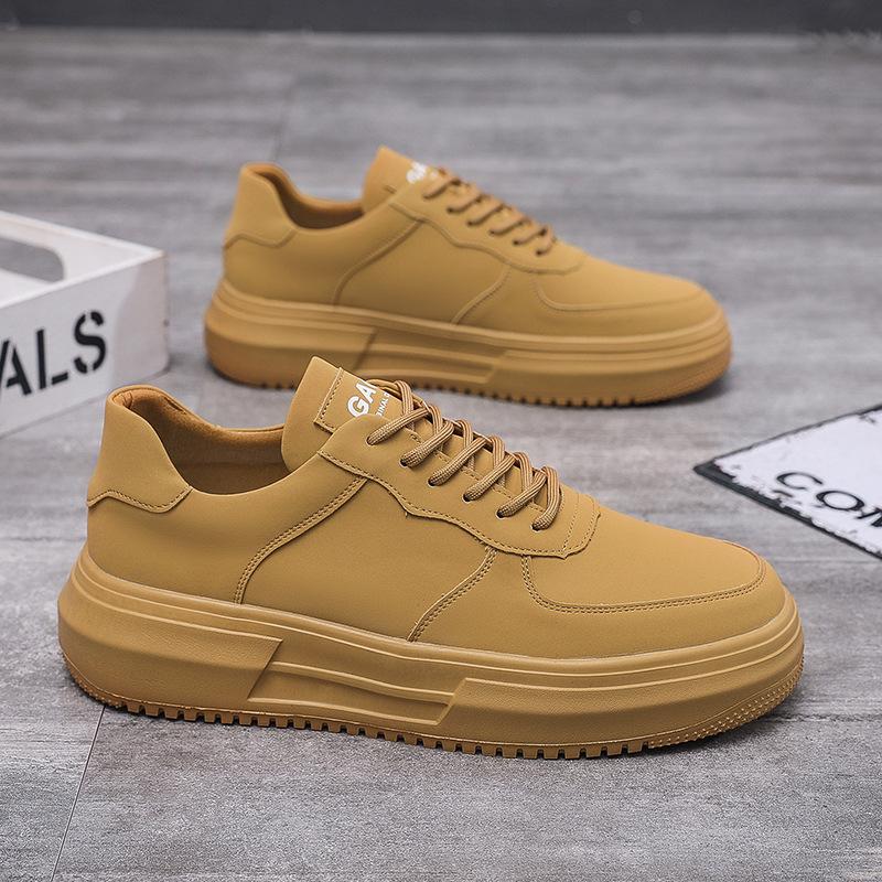 Мужские кеды Guochao ретро маленькие белые кеды мужские для путешествий легкие на толстой подошве из пеноматериала нишевые универсальные обувь напрямую от производителя