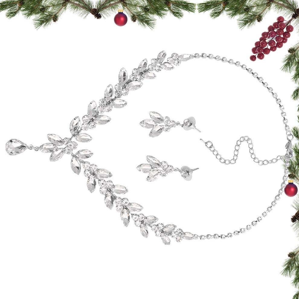Wedding Jewelry For Brides Bridal Accessories Silver Jewellery Set