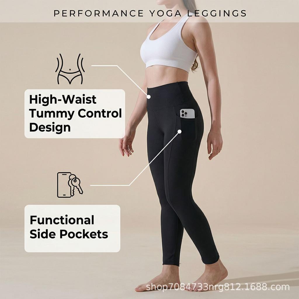 Women High Waist Stretch Leggings, Ladies Solid Slim Casual Pants, Elastic Waist Daily Wear Leggings