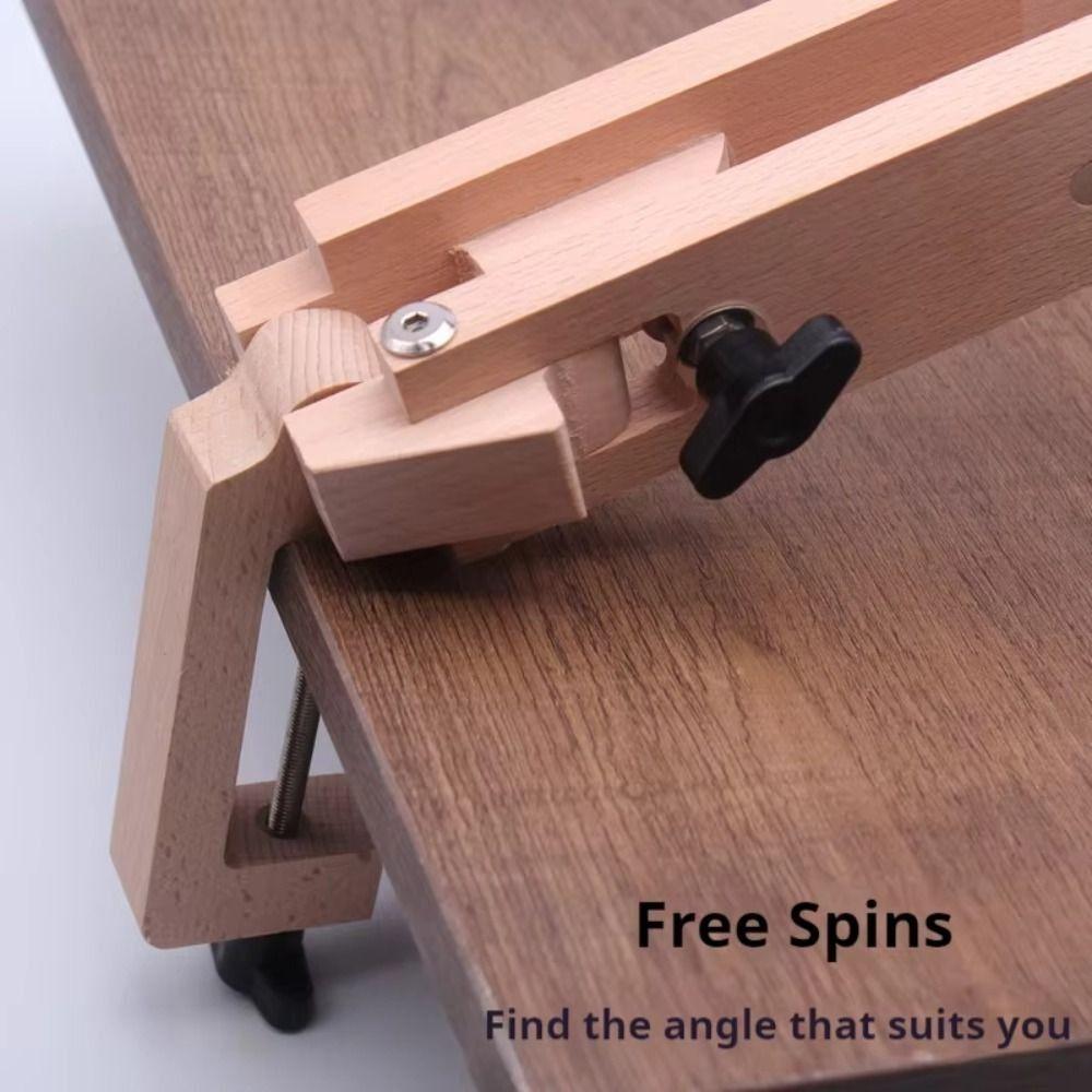 Adjustable Leathercraft Wooden Clip Wood Hand-sewn Wooden Clip Pony Lacing Sewing
