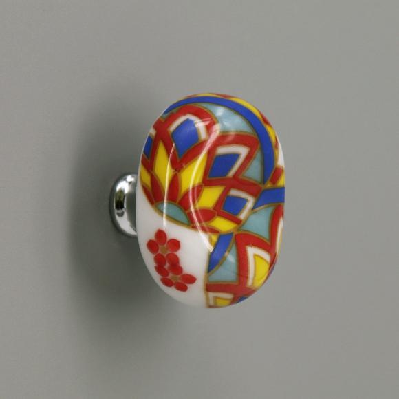Cute Countryside Ceramic Furniture Knobs Decorative Cabinet Cupboard Pull Handles Nursery Kitchen Drawer Knob