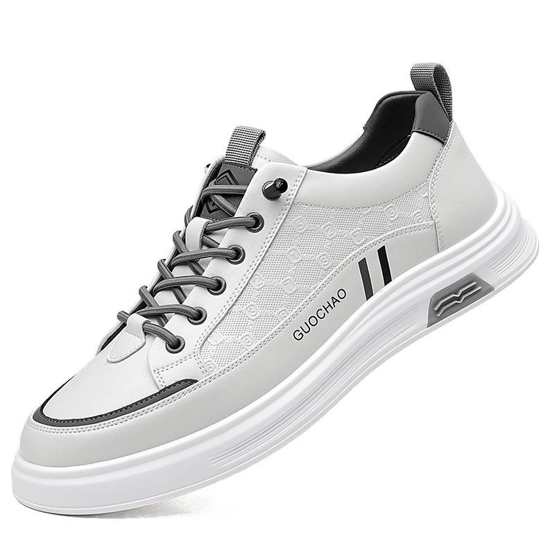 Мужская обувь нескользящая и износостойкая кроссовки низкий верх толстая подошва одинарная обувь повседневная обувь летняя спортивная обувь 2025 прямые продажи