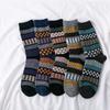 5 Pairs/lot Men's Wool Socks Winter Thicken Sheep's Socks Warm Men Retro Style Colorful Fashion New High Quality Man Socks