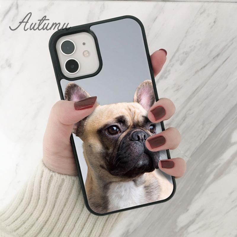 Чехол для телефона с французским бульдогом и собакой для iPhone 11, 12, 13, 14 Pro Max mini X XR XS SE 2020 6S 7 8 Plus, Samsung Galaxy S21 S22, чехол