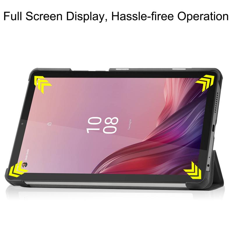 Leather Case For Lenovo Tab M9 TB-310FU Tri-Fold Stand Protective Case