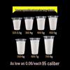 Disposable Transparent Pearl Milk Tea Cups with Flat Lids