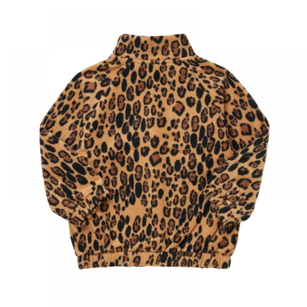 Mini Rodini 1000006013 Leopard Fleece Jacket Leopard Fleece Kids Jacket