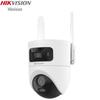 Hikvision 5-мегапиксельная WiFi камера безопасности с двумя объективами, китайская вилка (адаптер в комплекте)