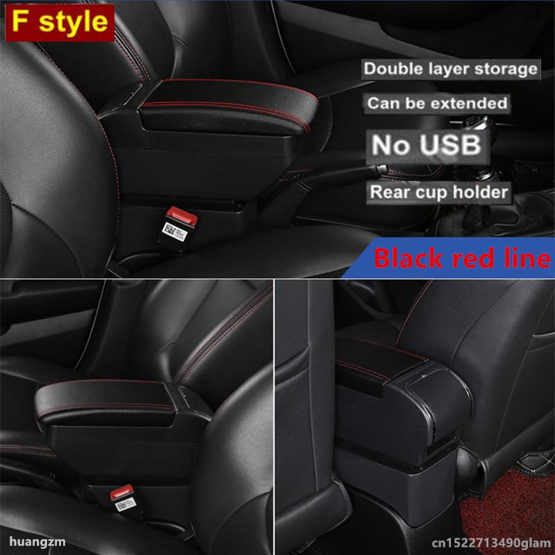 For Toyota Aygo BJ Armrest Box for Citroen C1 Peugeot 107 Armrest Box Store Box Cup Holder Dedicated Retrofit Car Accessories