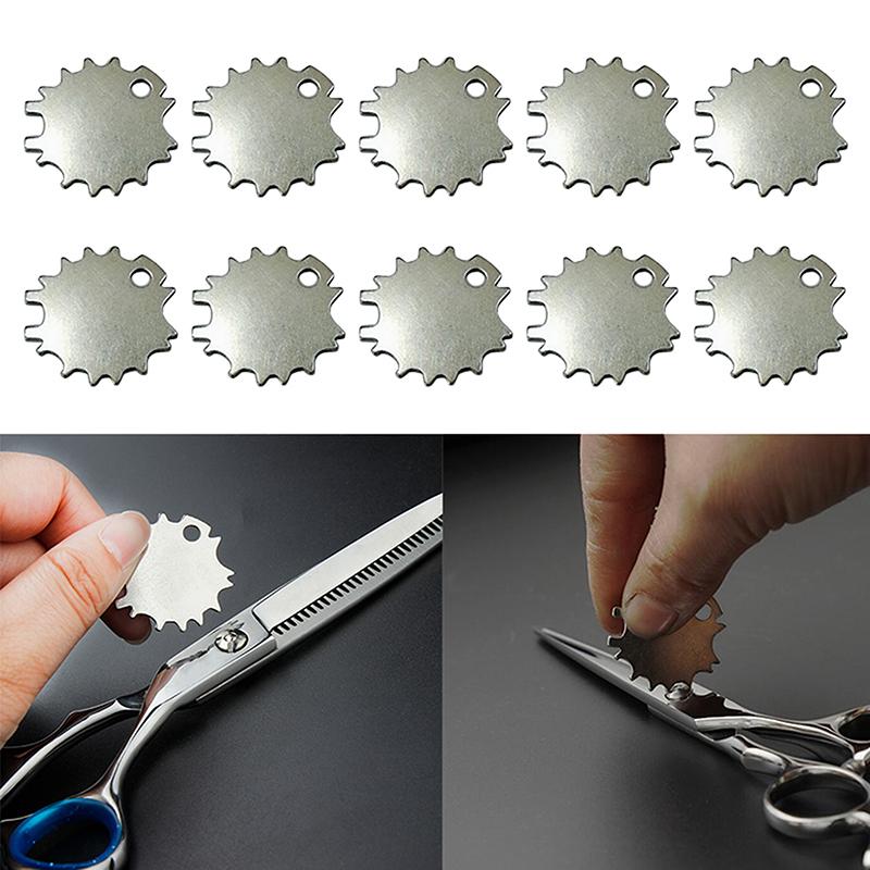 10Pcs Hair Cutting Shear Scissor Adjustment Tool Universal Tension Key For Beauty Grooming Shears Adjust Key Tighten The Screws