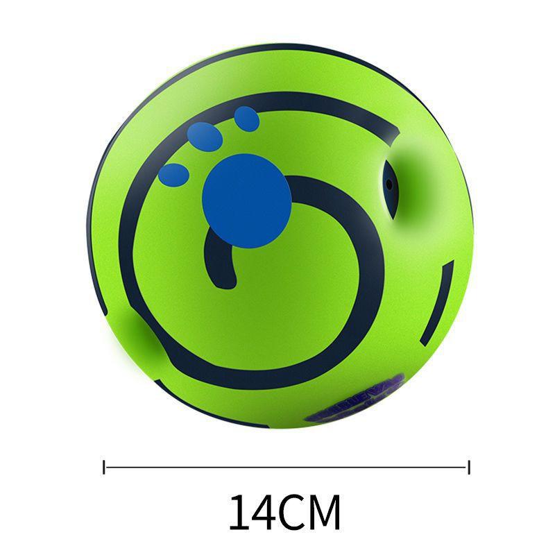 Durable Squeaky Dog Toy Ball Chewing Mental Stimulation - Size 7.5cm To 14cm Suitable Small Large Breeds