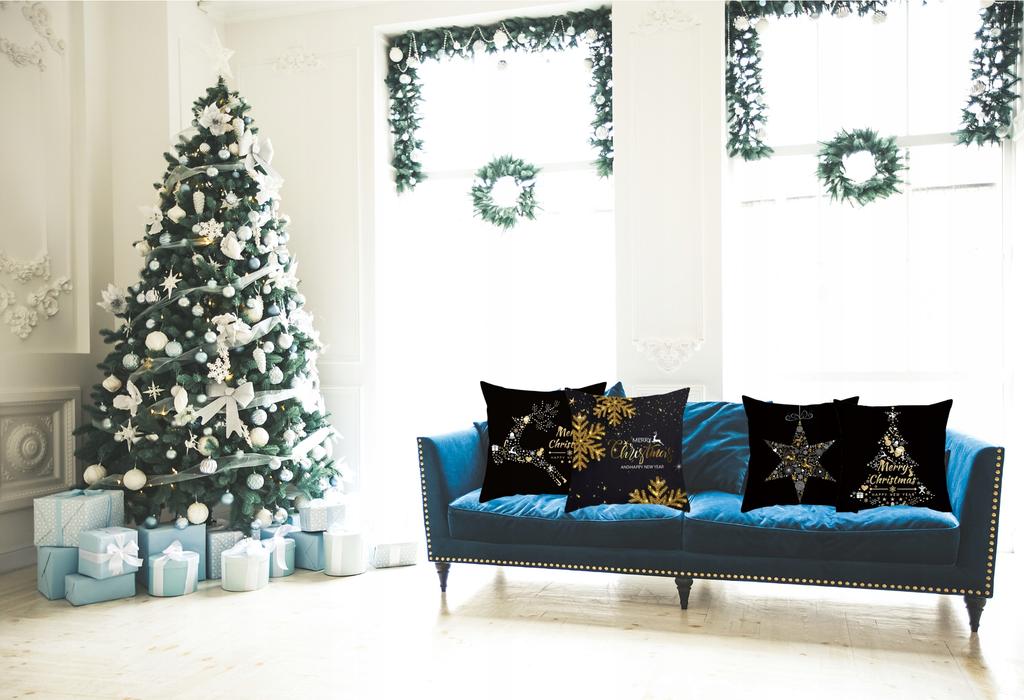 Christmas Pillowcase Set 3 Pcs Decorative 45X45 [P-Z9]