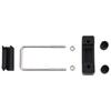 U Bracket with Plastic for Fence Posts 25 Sets 60 x 40 mm
