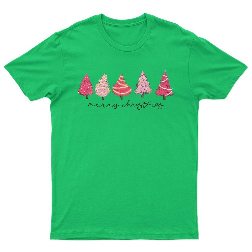 Merry Christmas Holiday Trees TShirt Unisex Gift Retro Funny Unisexs Vintage a