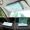 1Pcs Car Sun Visor Tissue Box Holder Car Tissue Box Auto Interior Storage Decoration For Universal Car Accessories