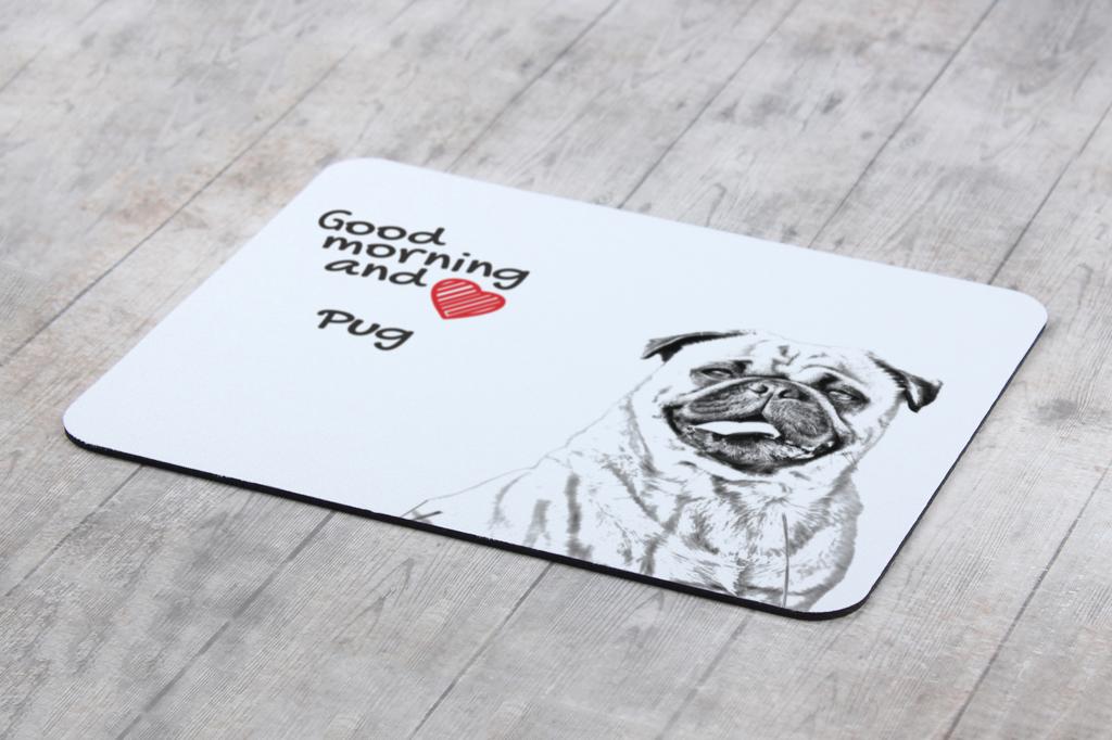 Pug – Mouse pad with print, personalized dog-themed mouse pad | Art-Dog