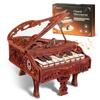 FUNPOLA 3D Moving Wooden 3D Playable Movable Home DIY Musical Educational Gift for Kids and English Instruction Manual 236PCS Puzzle, Piano, Puzzle,
