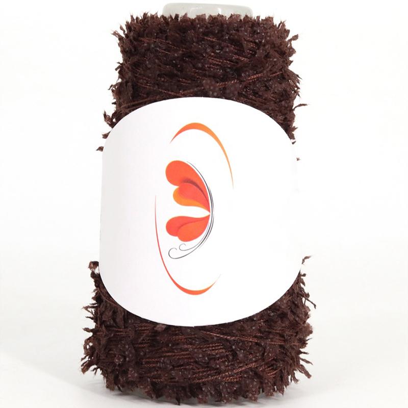 50G Rainbow Butterfly Paper Yarn Colorful Fancy Blend Partner Thread Hand Knitting Summer Baby Scarf Hat Doll Sweater Supplies