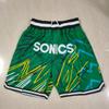 Mens Womens Basketball Shorts With Pocket NBA Team Inspired Sportswear Running Gym Training