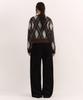 MUSINSA STANDARD WOMAN 11W Corduroy Deep Tuck Wide Pants [Black]