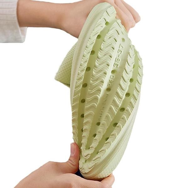 Летние пляжные однотонные мужские и женские тапочки, повседневные, легкие, из ЭВА, противоскользящие, прочные, амортизирующие, мягкие, для душа и плавания