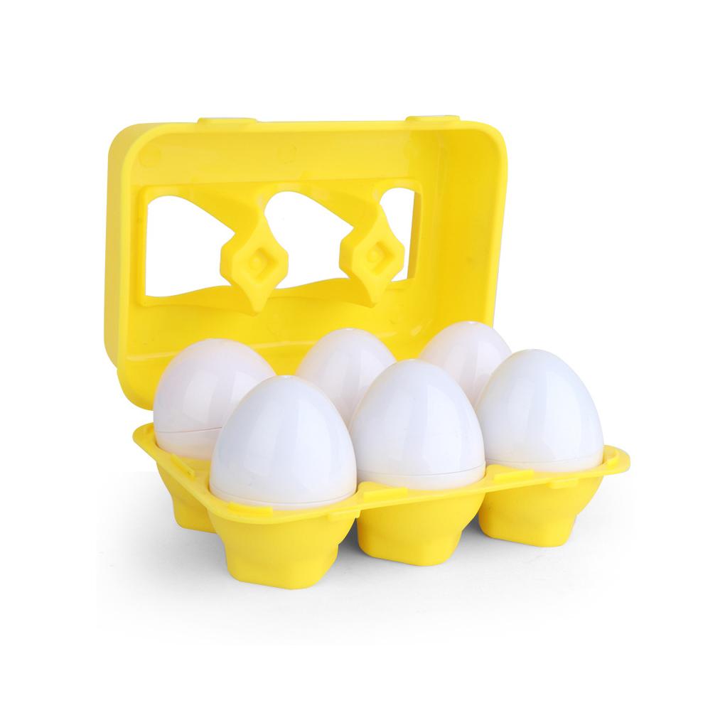 6Pcs Baby Matching Eggs Toy Shape Recognition Early Educational Learning Plastic Plaything Kids Gifts Game School Home