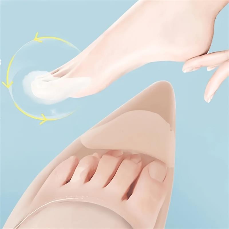 2 пары нерегулируемых подушечек для пятки и стопы, заполняющих дополнительное пространство в обуви, предотвращающих появление волдырей и боли для женских туфель на высоком каблуке