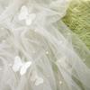 Romantic Tulle Table Runner Semi-Transparent Lace Table Runner  For Table Decoration